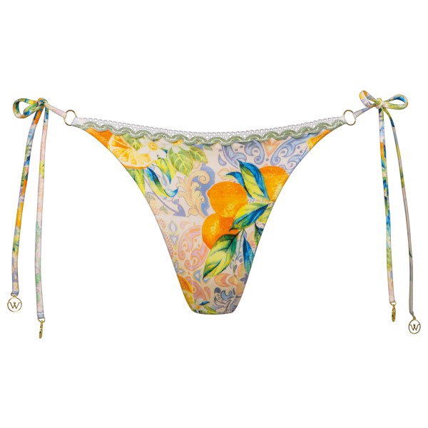 Watercult - Women's Dolce Whimsy Low Bikini Bottoms - Bikini-Bottom Gr 36;38;40;42;44 weiß von Watercult