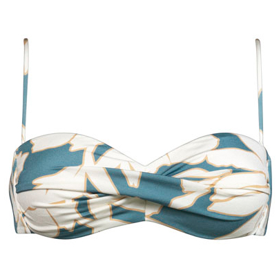 Watercult - Women's Floral Abstract Bikini Top - Bikini-Top Gr 38 weiß von Watercult