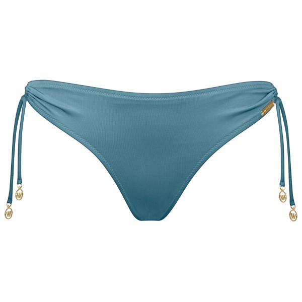 Watercult - Women's Shimmering Solids Adj. Bikini Bottoms - Bikini-Bottom Gr 36 türkis von Watercult