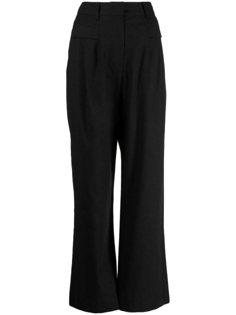 We Are Kindred Arata high-waisted straight-leg trousers - Black von We Are Kindred