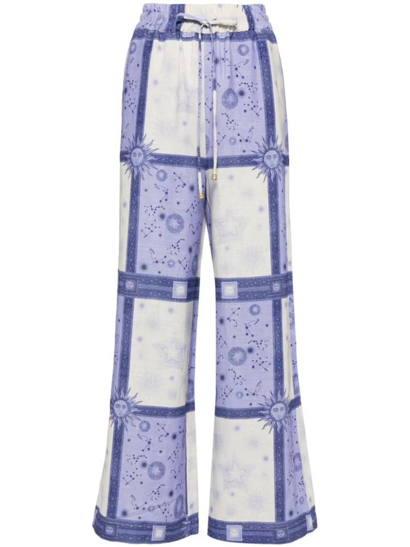 We Are Kindred Celeste linen pants - Purple von We Are Kindred