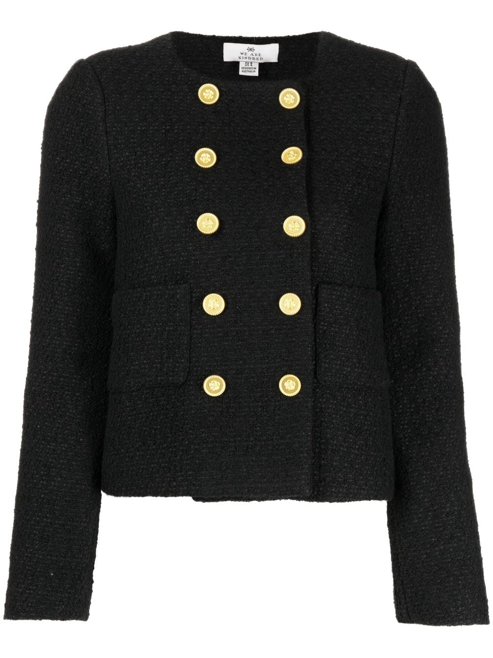 We Are Kindred Winona tweed jacket - Black von We Are Kindred