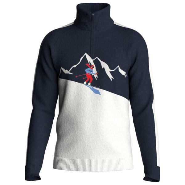 We Norwegians - Afterski Sweater - Merinopullover Gr L;M;S;XL blau;weiß/grau von We Norwegians