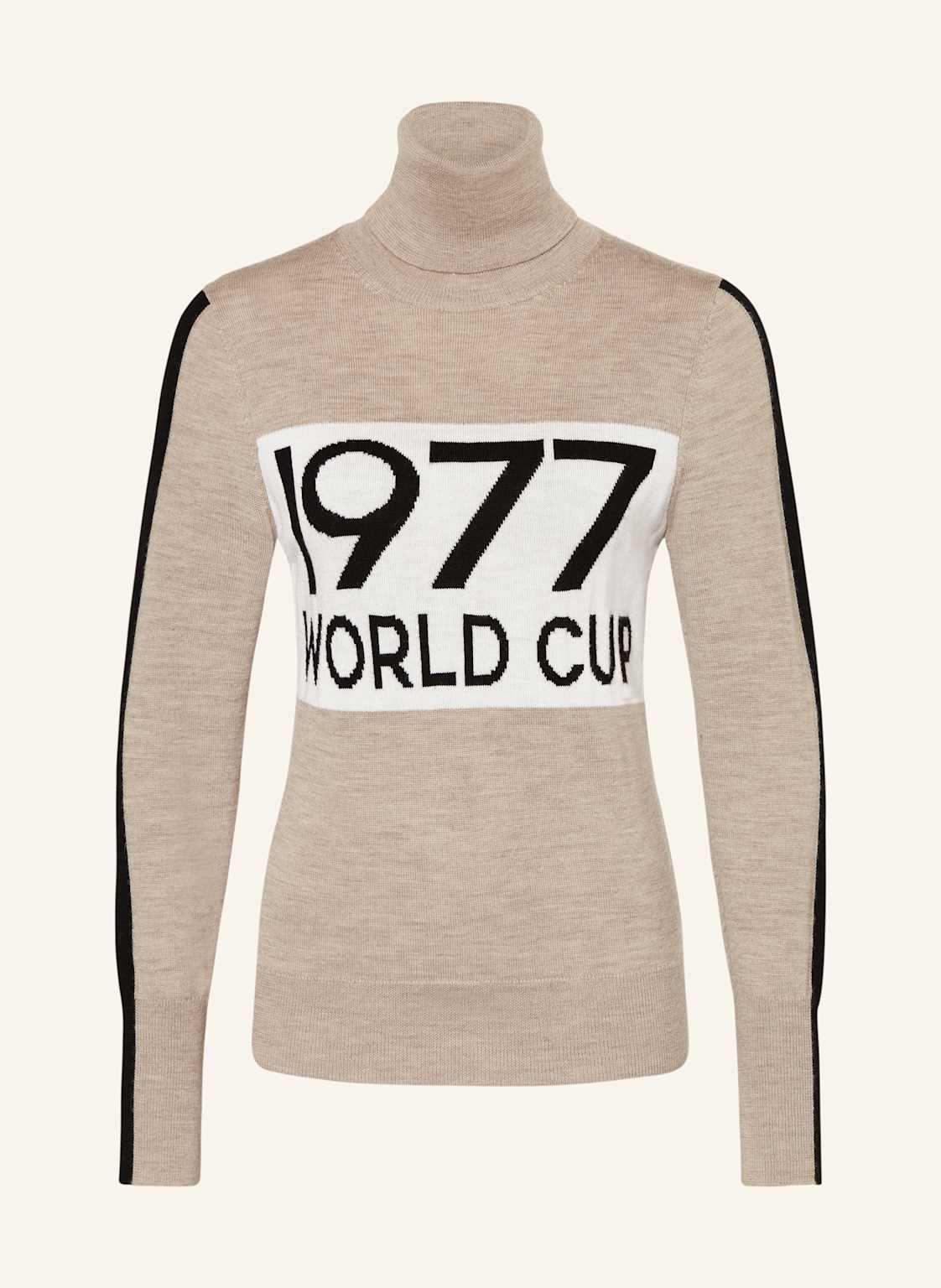 We Norwegians Rollkragenpullover World Cup Aus Merinowolle beige von We Norwegians