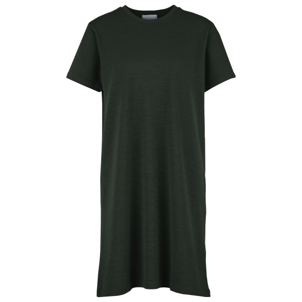 We Norwegians - Women's Peak T-Shirt Dress - Kleid Gr S schwarz/oliv We Norwegians - Women's Peak T-Shirt Dress - Kleid Gr S schwarz/oliv von We Norwegians
