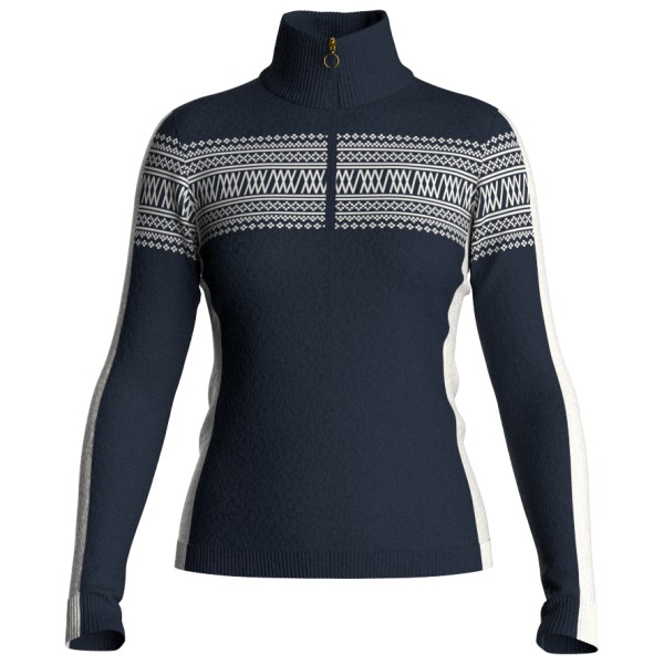 We Norwegians - Women's Signature 1/4-Zip - Merinopullover Gr L;M;S;XL;XS blau von We Norwegians