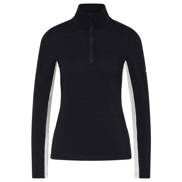 We Norwegians - Women's Voss 1/4-Zip - Merinopullover Gr L;M;S;XL;XS rot;schwarz von We Norwegians