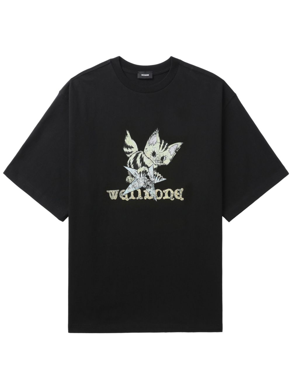 We11done Monster T-shirt - Black von We11done