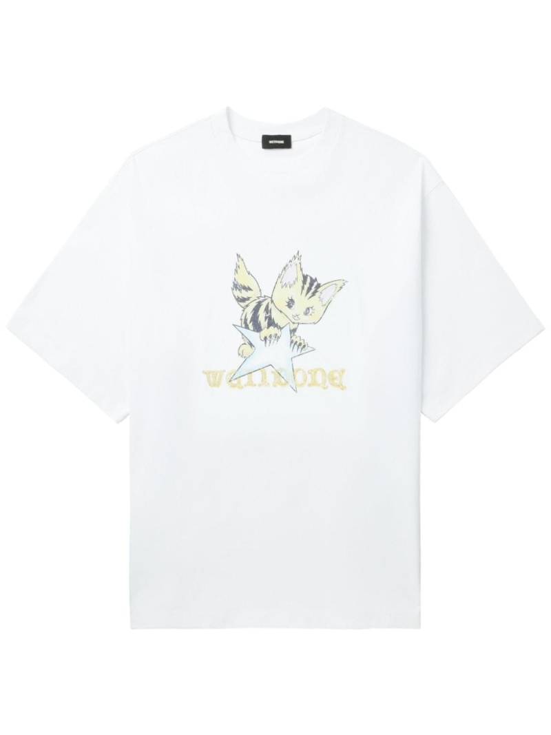 We11done Monster T-shirt - White von We11done