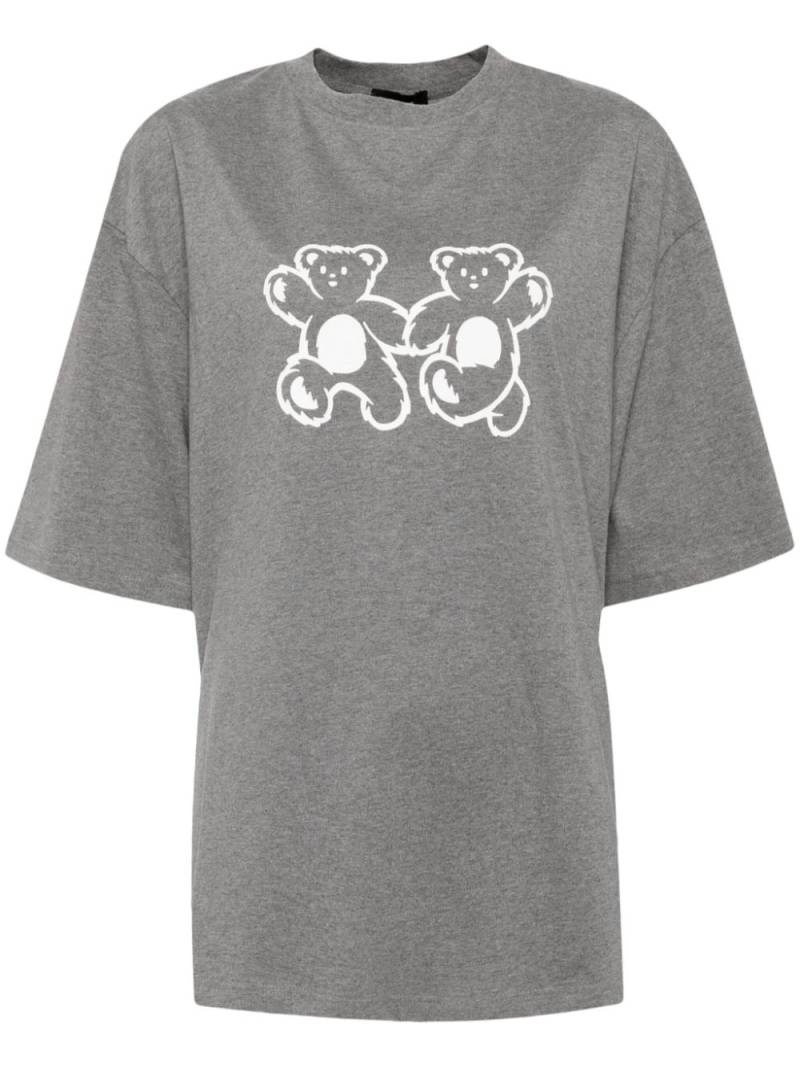 We11done Teddy twins T-shirt - Grey von We11done