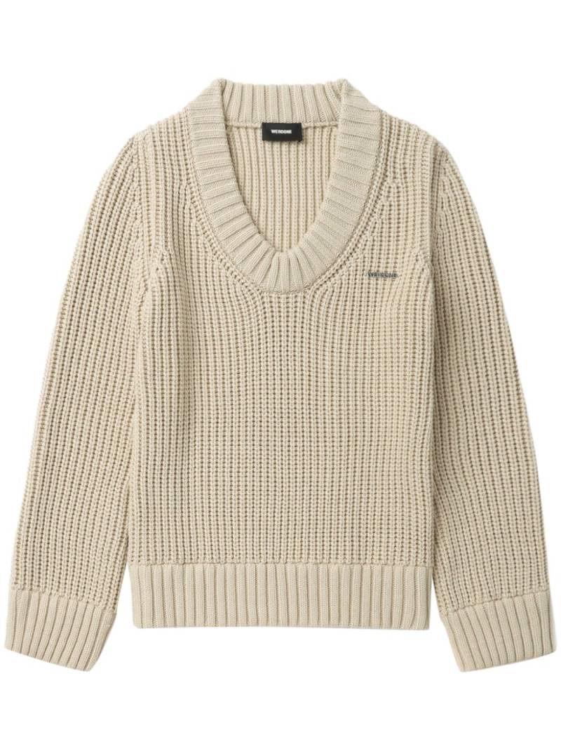 We11done cotton-blend jumper - Neutrals von We11done