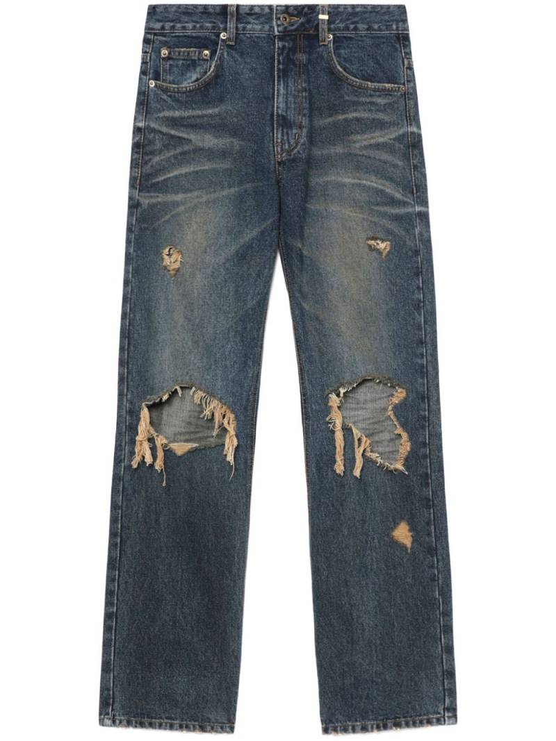 We11done distressed jeans - Blue von We11done