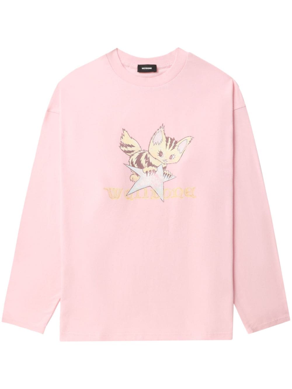 We11done graphic-print sweatshirt - Pink von We11done