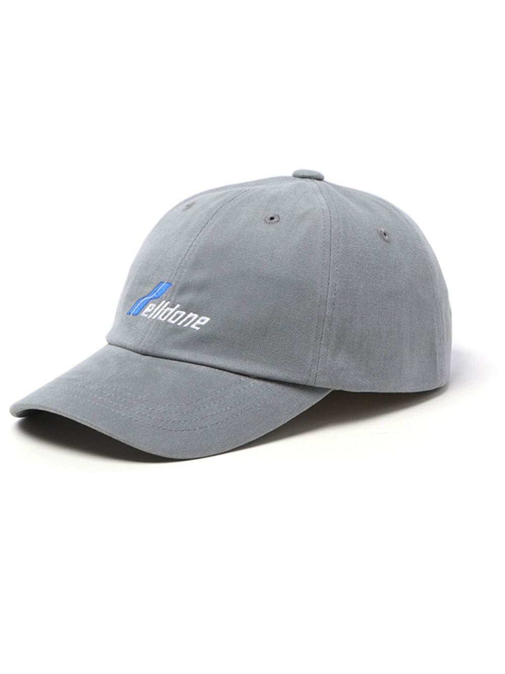 We11done logo-embroidered baseball cap - Grey von We11done
