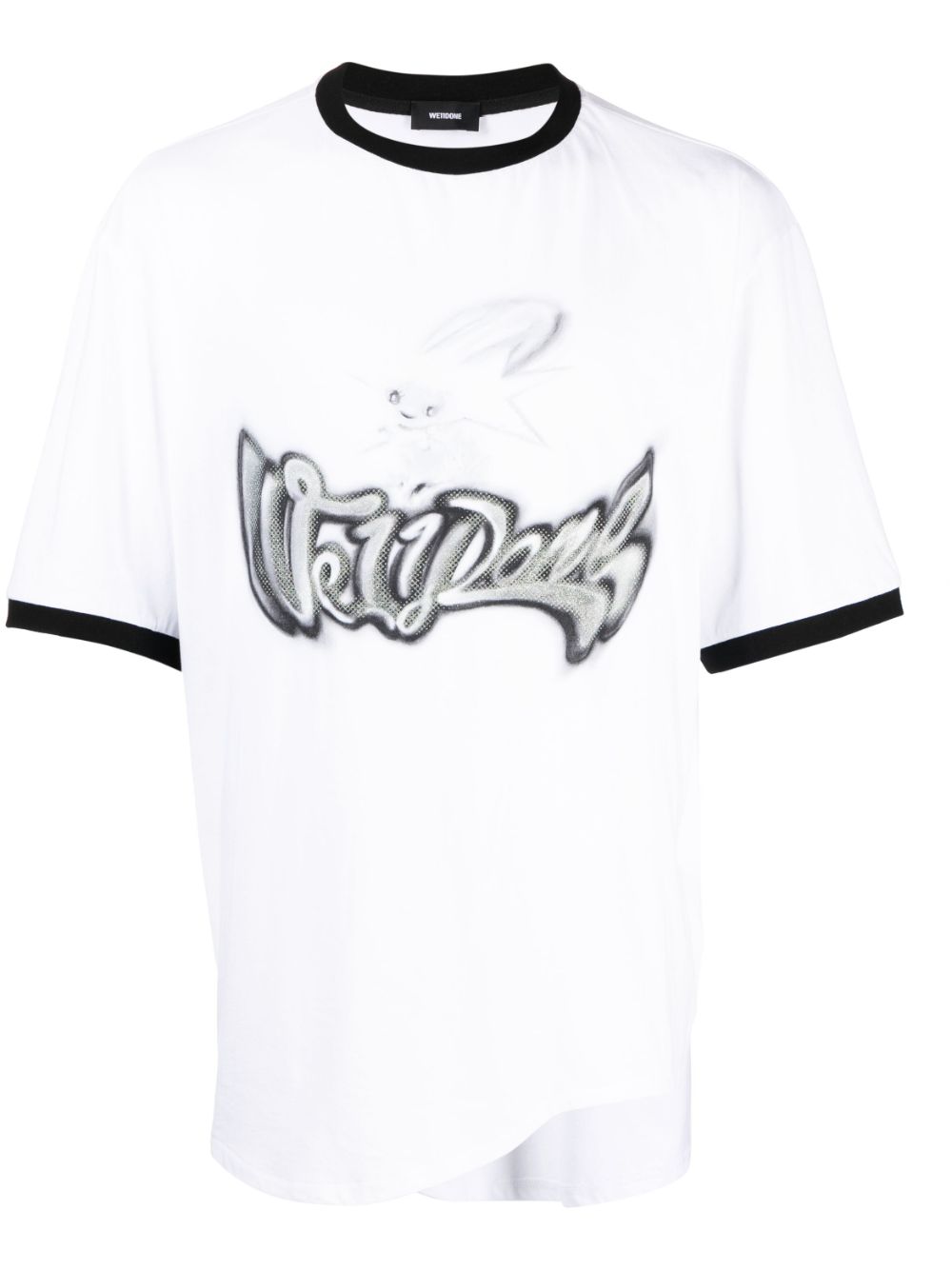 We11done logo-print cotton T-shirt - White von We11done