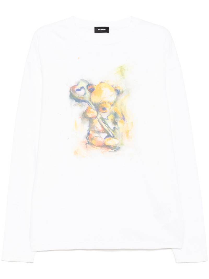 We11done teddy bear T-shirt - White von We11done