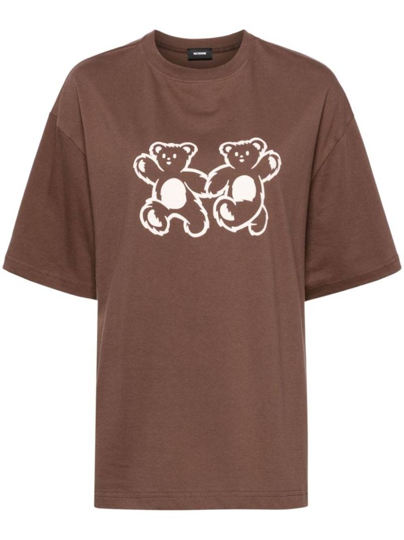 We11done teddy twins T-shirt - Brown von We11done