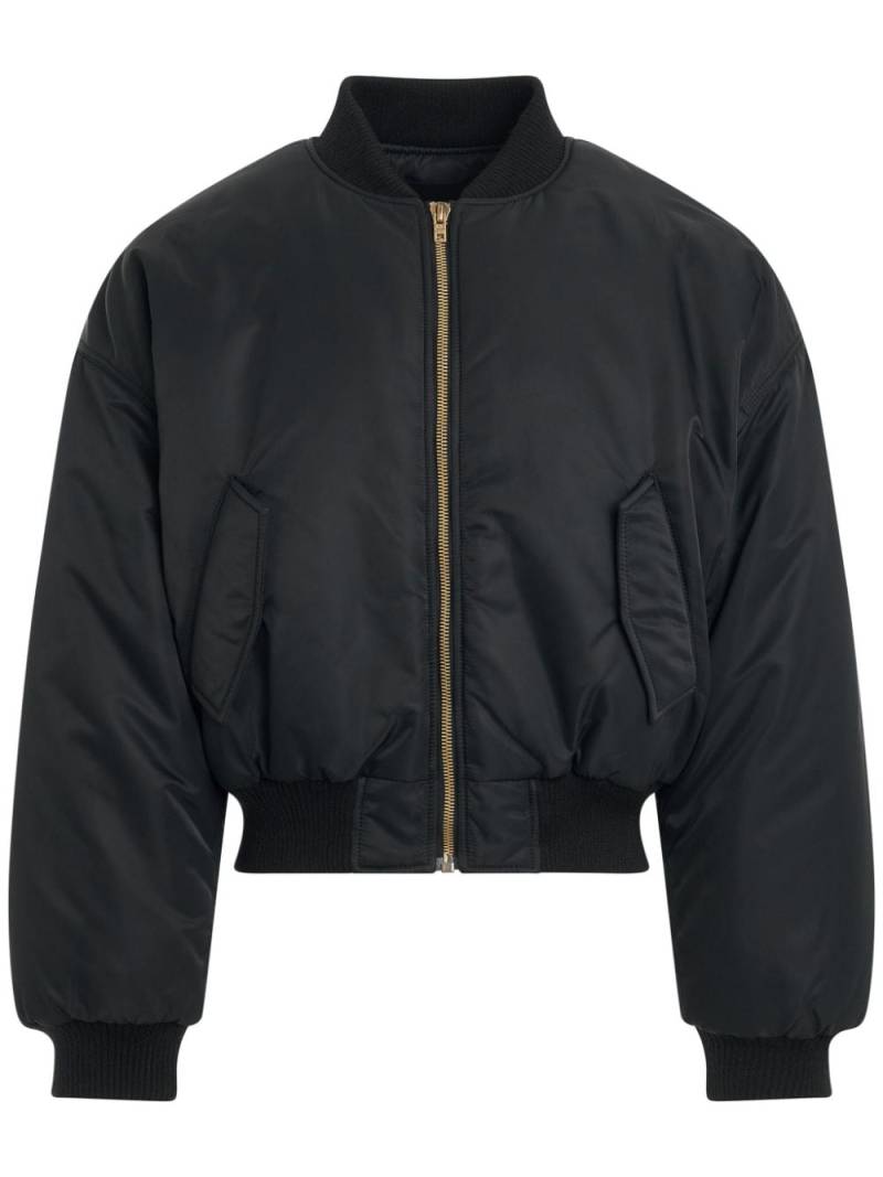 We11done zip-up bomber jacket - Black von We11done