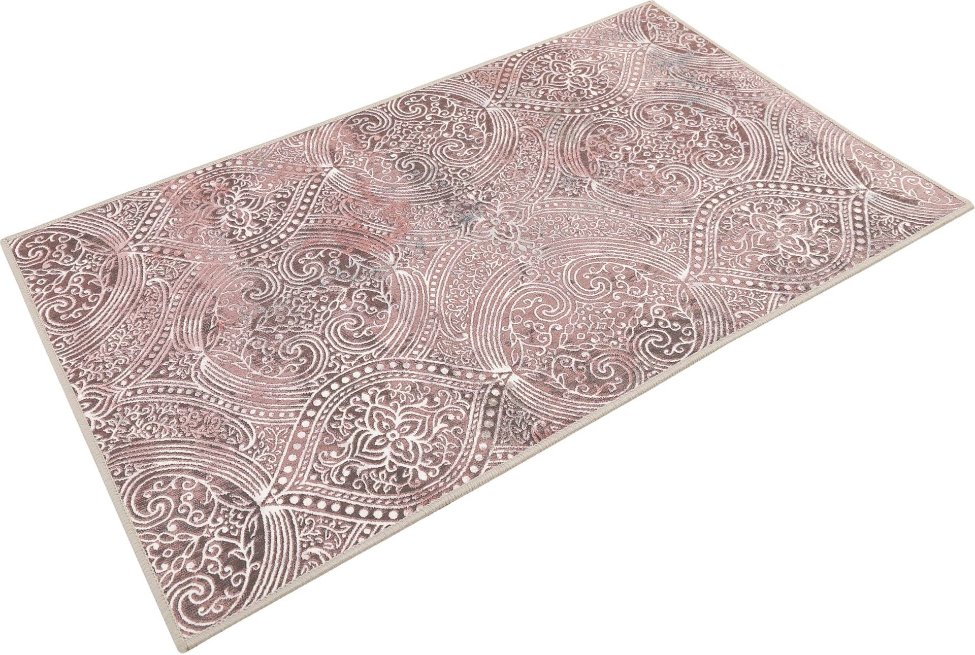 Wecon home Badematte »Louis«, rutschhemmend beschichtet, fussbodenheizungsgeeignet-strapazierfähig, Vintage Orient Stil, Badezimmerteppich, waschbar Wecon home Badematte »Louis«, rutschhemmend beschichtet, fussbodenheizungsgeeignet-strapazierfähig, Vintage Orient Stil, Badezimmerteppich, waschbar von Wecon Home