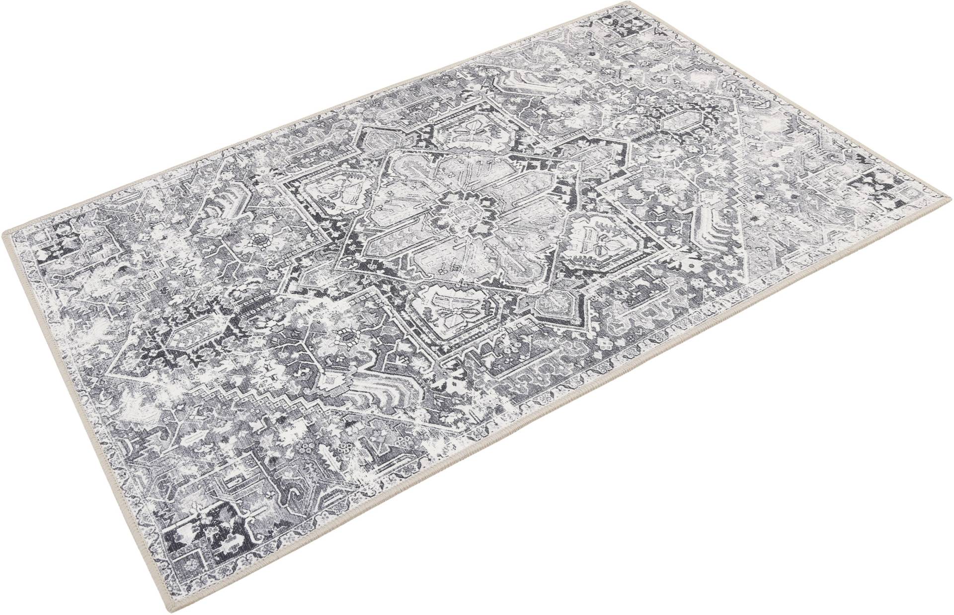 Wecon home Badematte »Urban Estate«, rutschhemmend beschichtet, fussbodenheizungsgeeignet-schnell trocknend, Vintage Orient Stil, Badezimmerteppich, waschbar Wecon home Badematte »Urban Estate«, rutschhemmend beschichtet, fussbodenheizungsgeeignet-schnell trocknend, Vintage Orient Stil, Badezimmerteppich, waschbar von Wecon Home