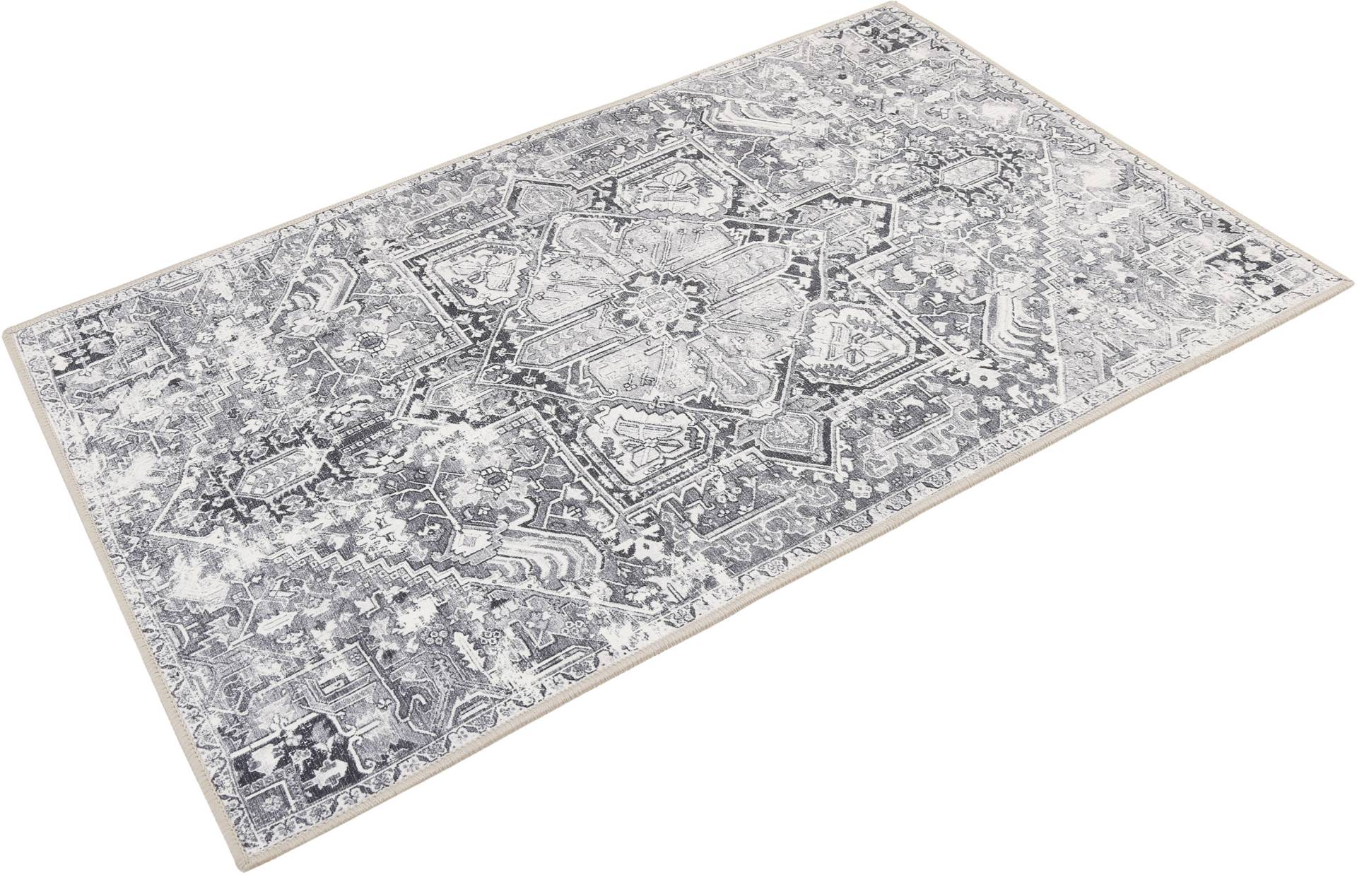 Wecon home Badematte »Urban Estate«, rutschhemmend beschichtet, fussbodenheizungsgeeignet-schnell trocknend, Vintage Orient Stil, Badezimmerteppich, waschbar Wecon home Badematte »Urban Estate«, rutschhemmend beschichtet, fussbodenheizungsgeeignet-schnell trocknend, Vintage Orient Stil, Badezimmerteppich, waschbar von Wecon Home