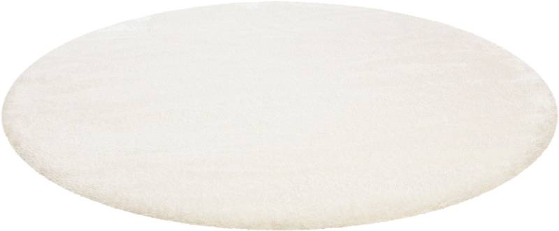 Wecon home Basics Hochflor-Teppich »Ella«, rund, 40 mm Höhe, Wohnzimmer von Wecon home Basics