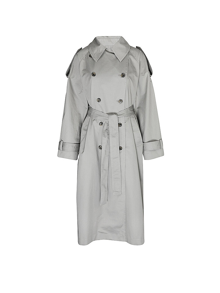 WEEKDAY Trenchcoat ZENNI grau | M von Weekday