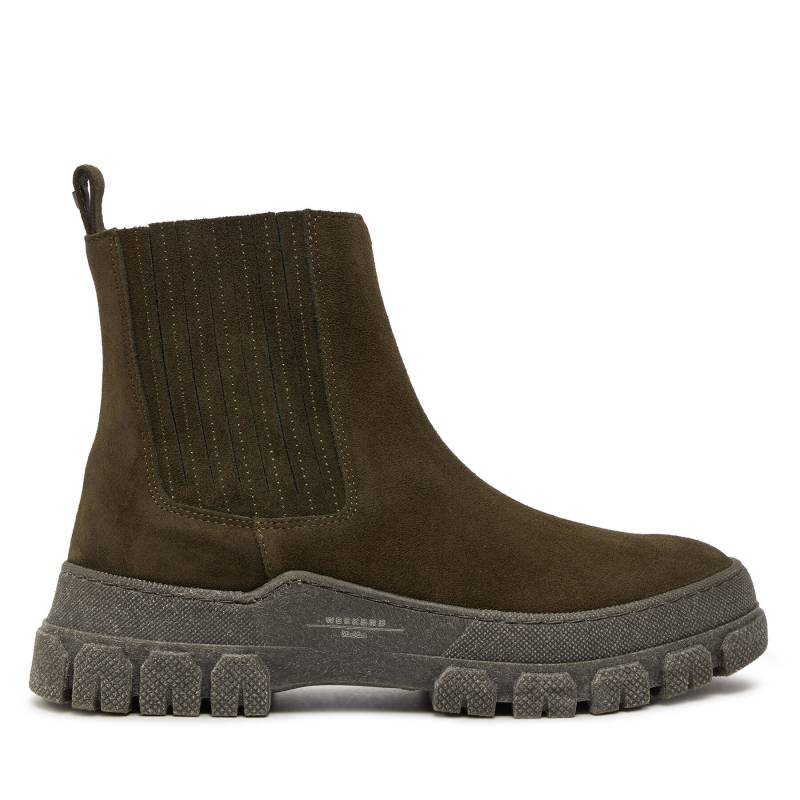 Klassische Stiefeletten Weekend Max Mara Genepi 24257960556 Braun von Weekend Max Mara