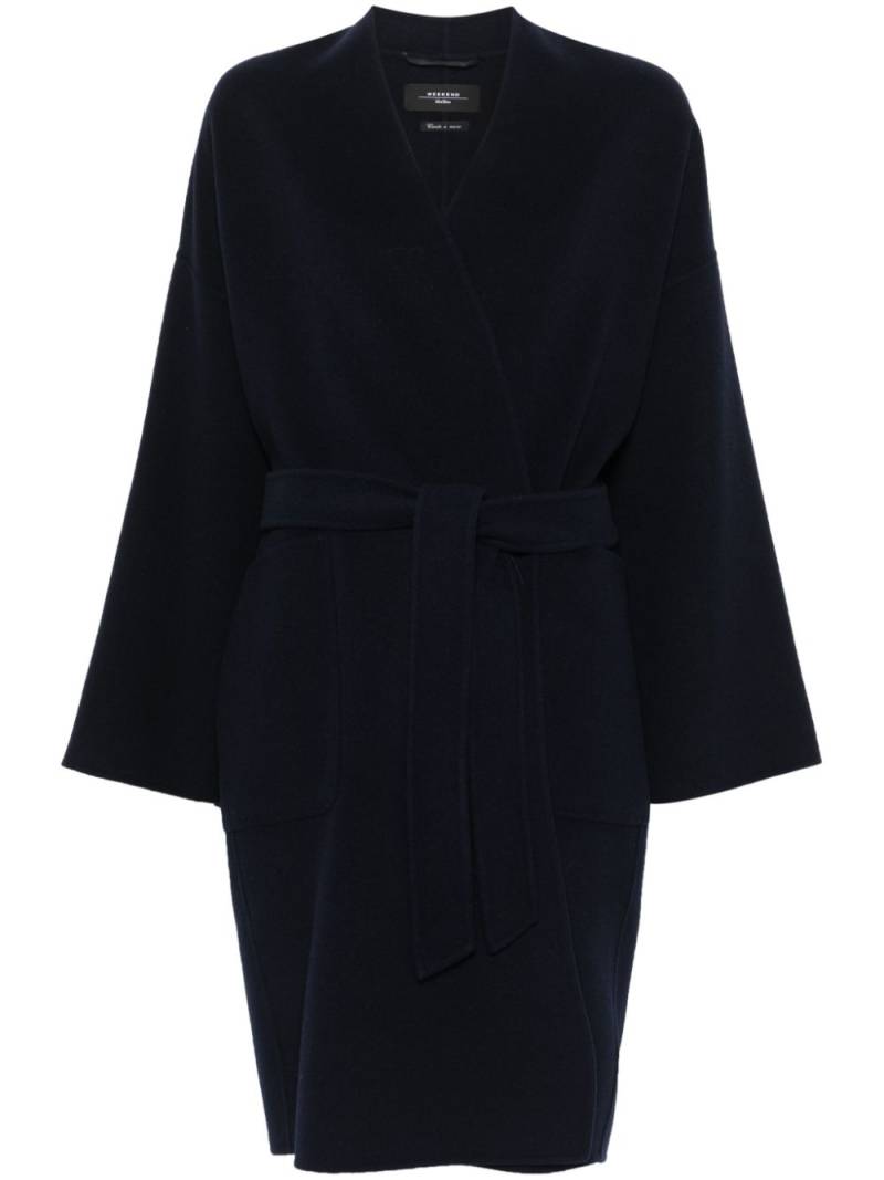 Weekend Max Mara Eris coat - Blue von Weekend Max Mara