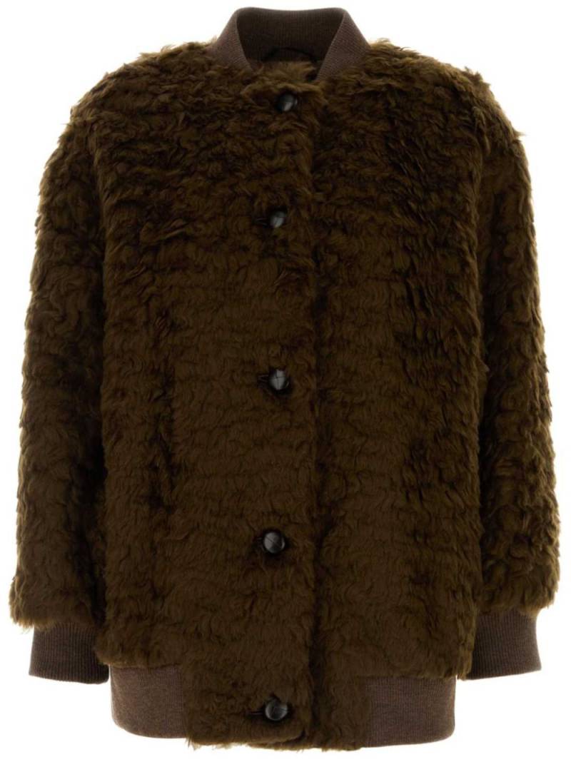 Weekend Max Mara Teddy bomber jacket - Brown von Weekend Max Mara