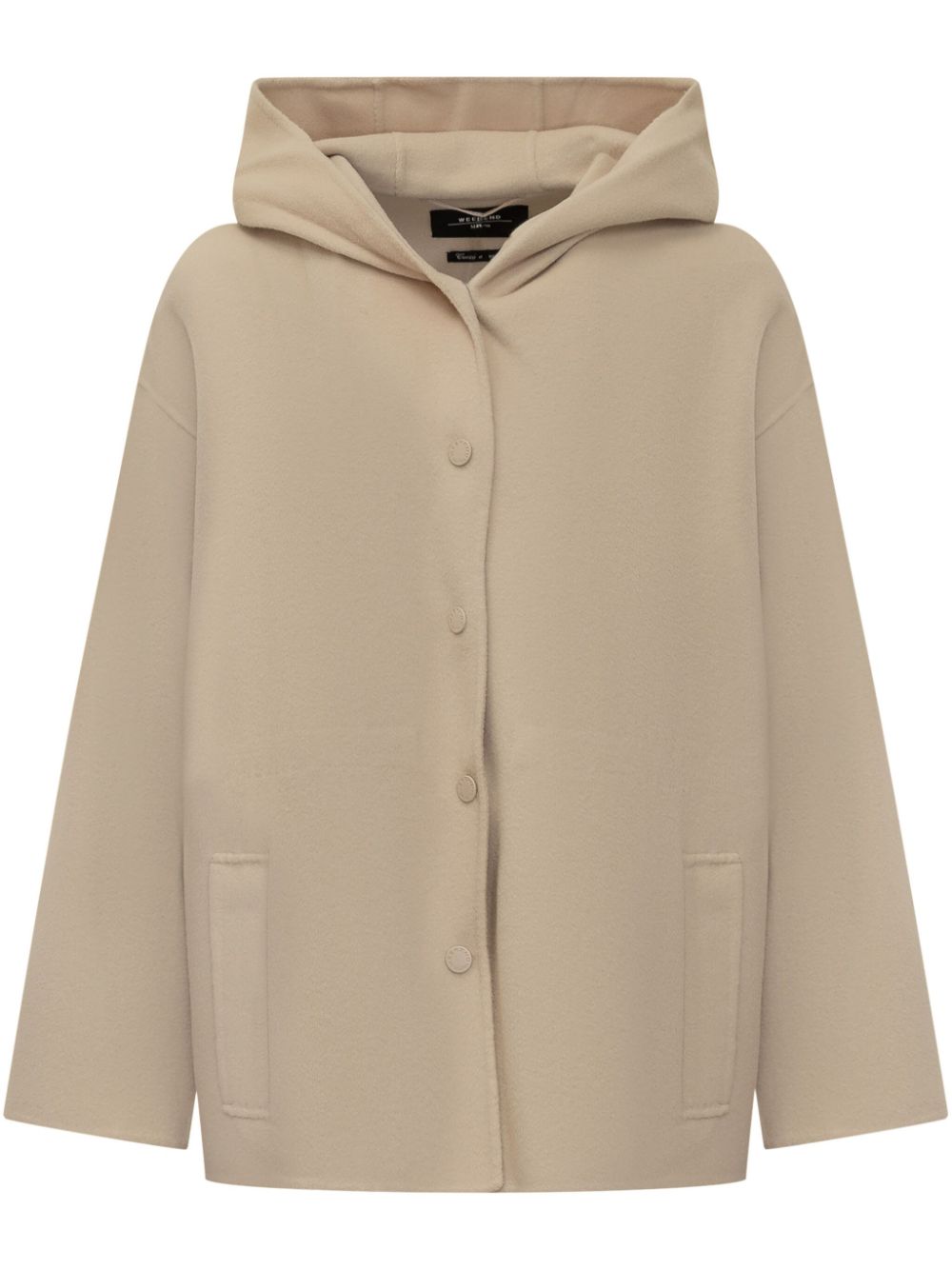 Weekend Max Mara hooded wool coat - Neutrals von Weekend Max Mara