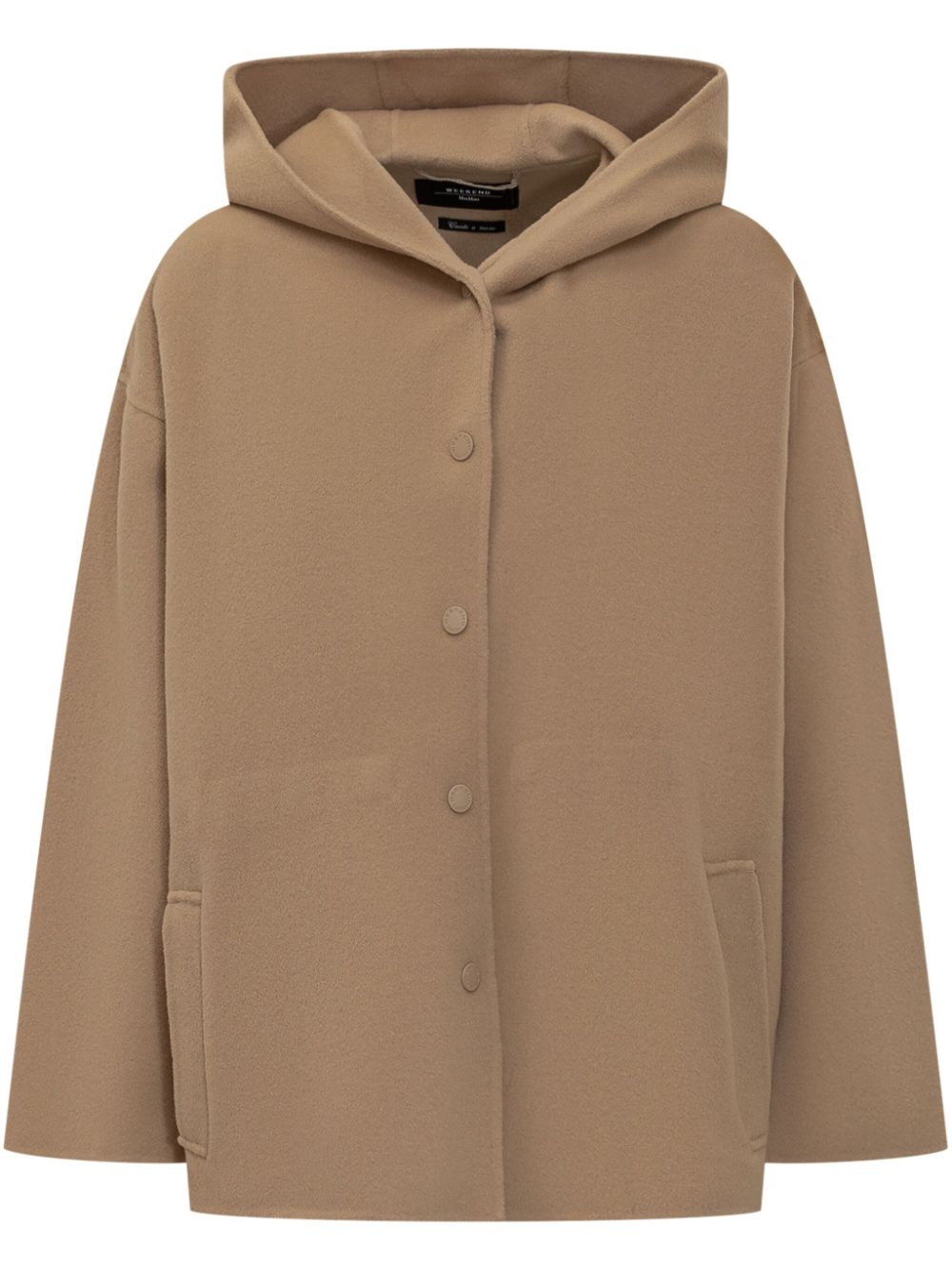 Weekend Max Mara hooded wool coat - Neutrals von Weekend Max Mara