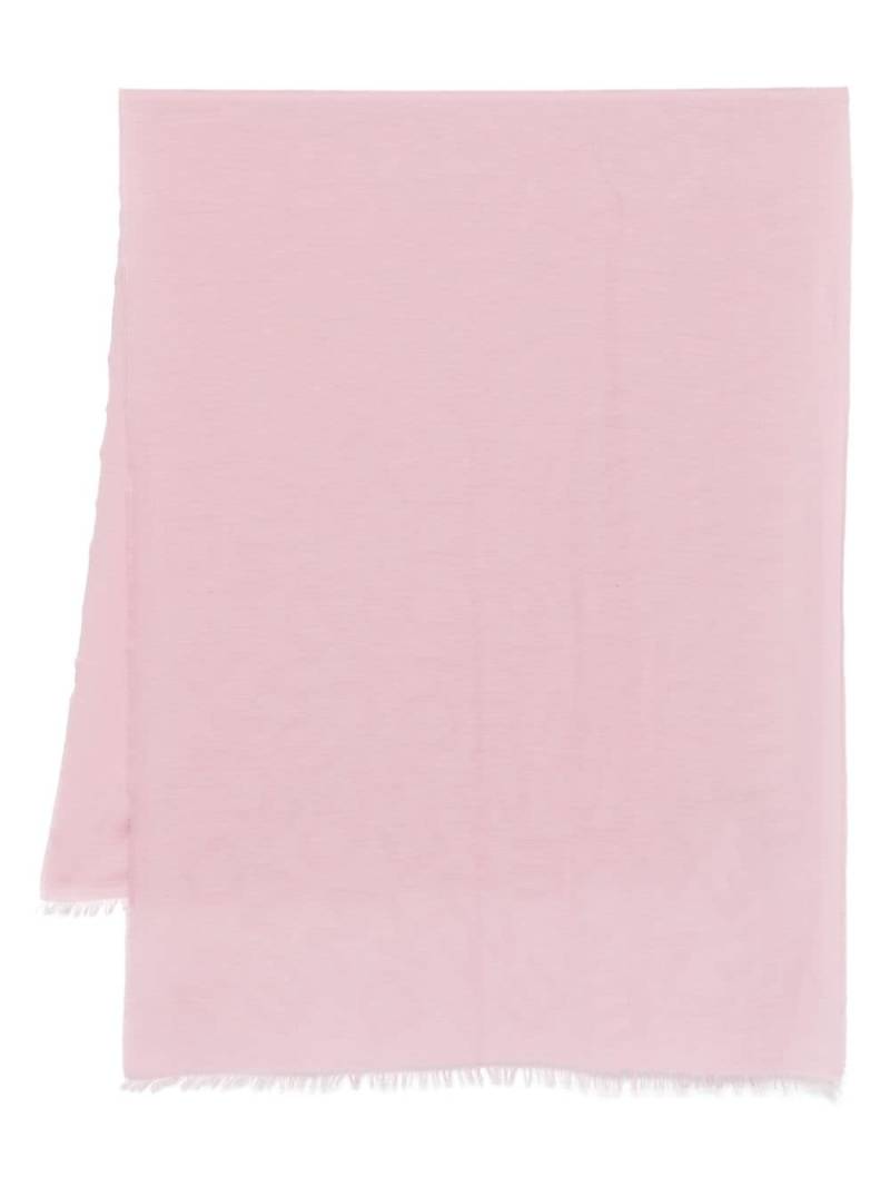 Weekend Max Mara logo-jacquard scarf - Pink von Weekend Max Mara