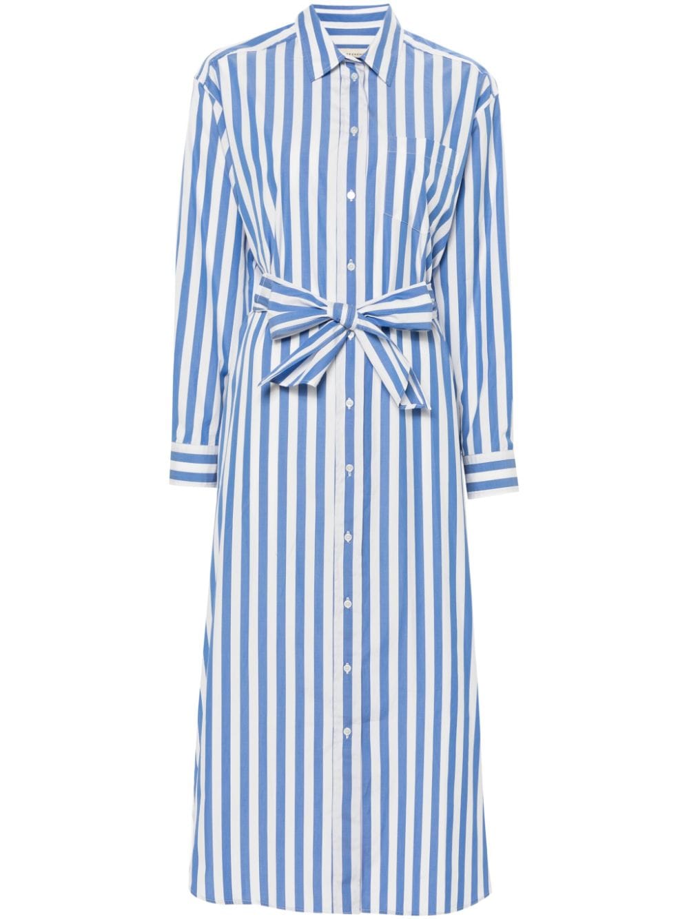 Weekend Max Mara striped cotton shirt dress - Blue von Weekend Max Mara