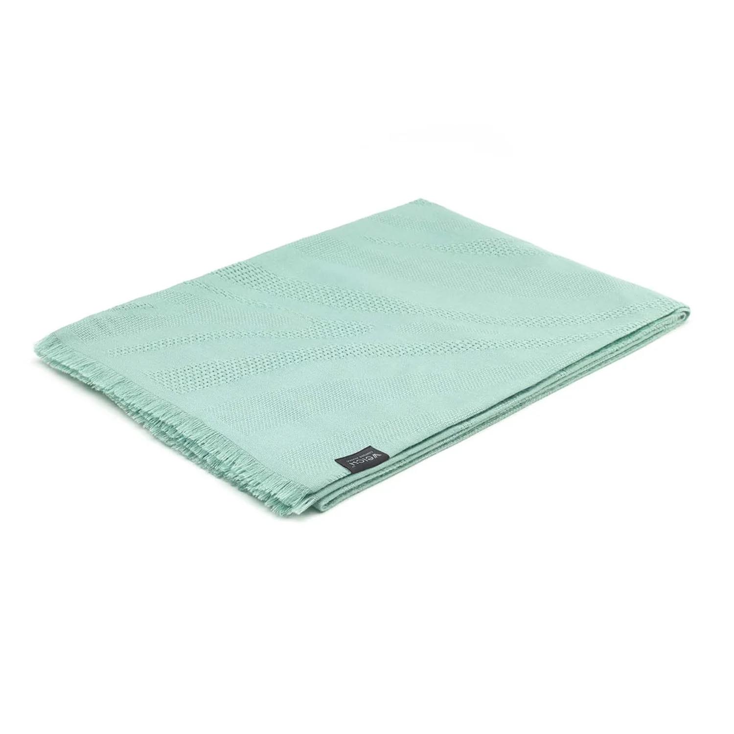 Decke Seda, Farbe mint green von Weich Couture Alpaca