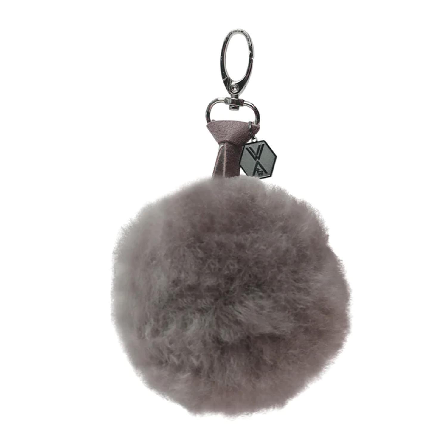 Pompon CLAVE Schlüsselanhänger, Farbe dark champagne von Weich Couture Alpaca