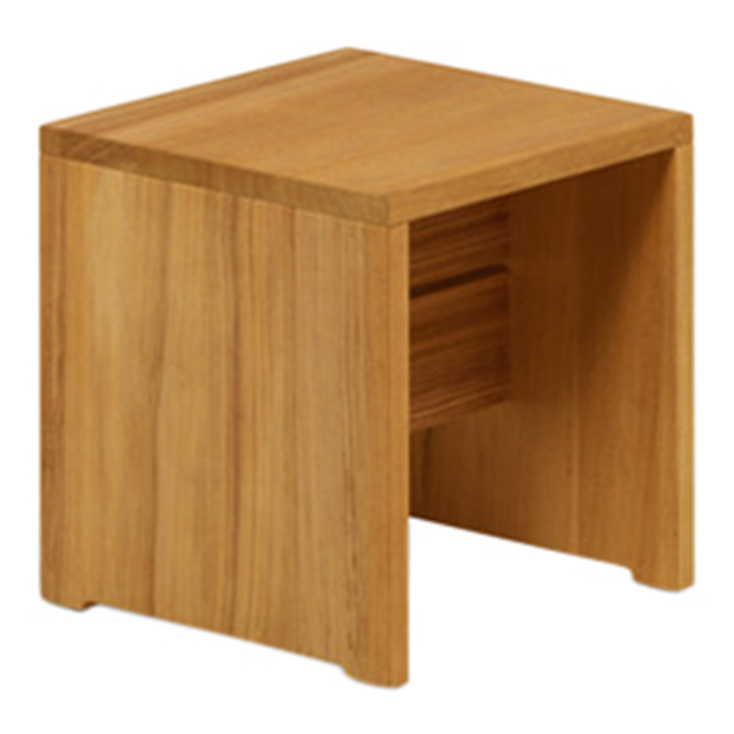 Cabin Beistelltisch, Grösse l. 40 x b. 40 x t. 40cm (klein), Gestell teak massiv von Weishäupl