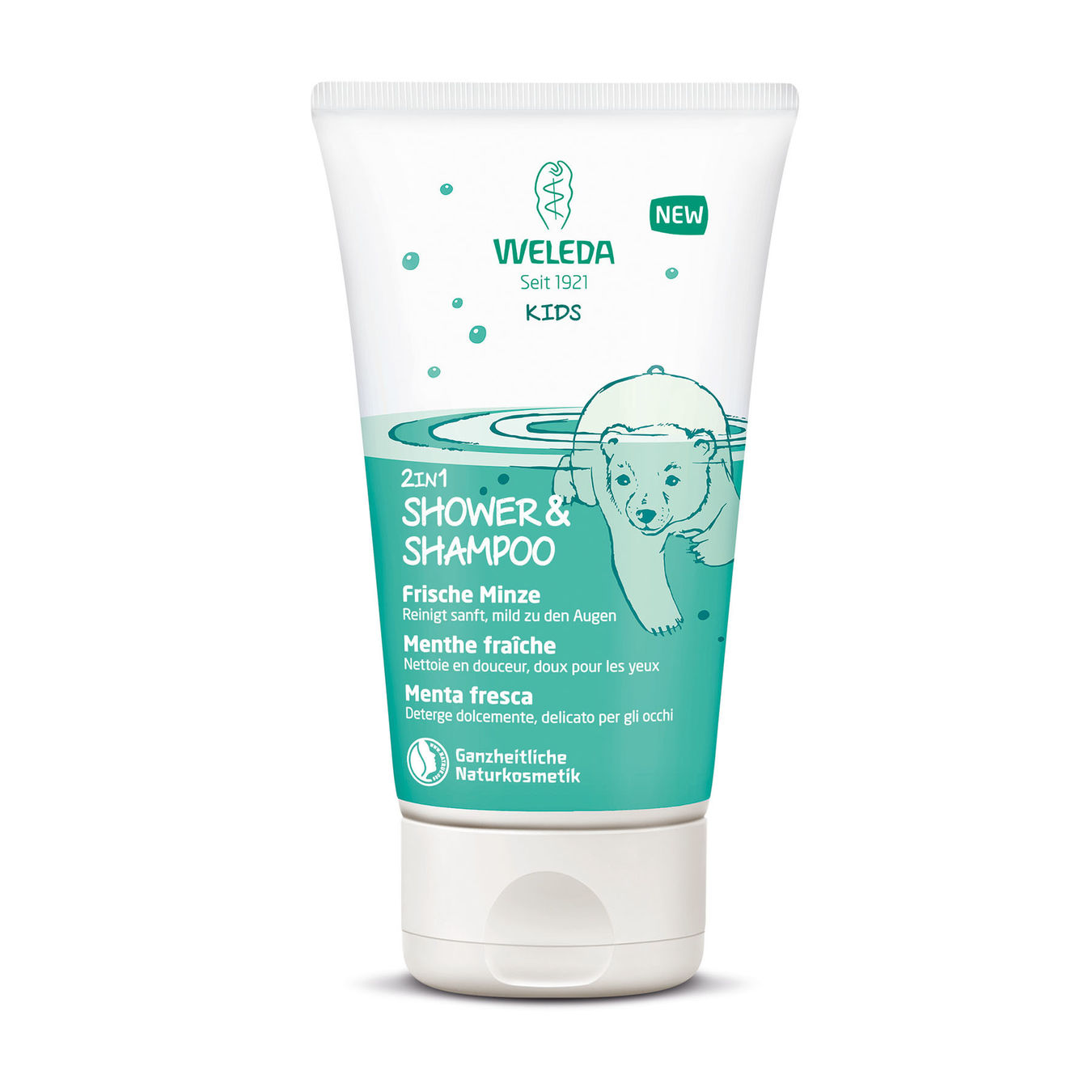 Weleda Kids 2in1 Shower & Shampoo Frische Minze von Weleda