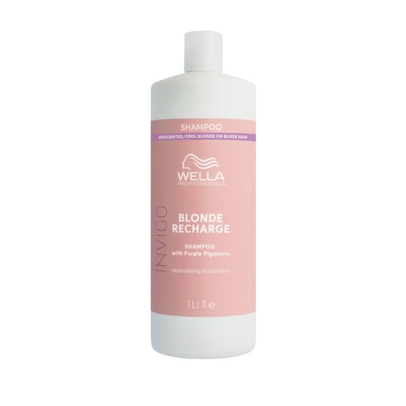 Wella Professionals INVIGO Blonde Recharge Wella Professionals INVIGO Blonde Recharge with Purple Pigments - Highlighted, Cool Blonde or Silver Hair haarshampoo 1000.0 ml von Wella Professionals