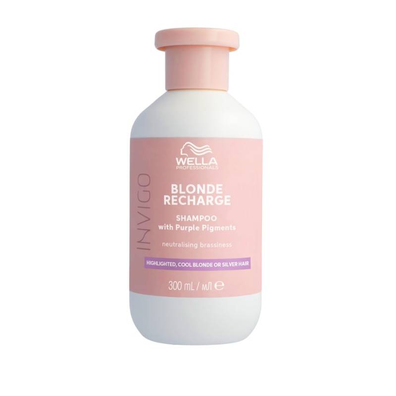 Wella Professionals INVIGO Blonde Recharge Wella Professionals INVIGO Blonde Recharge with Purple Pigments - Highlighted, Cool Blonde or Silver Hair haarshampoo 300.0 ml von Wella Professionals