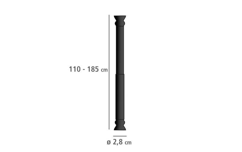 WENKO Duschvorhangstange »Wenko«, ausziehbar von Wenko