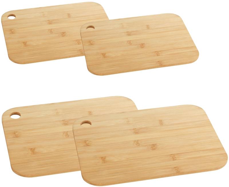 WENKO Schneidebrett, (Set, 4 St.), 2 x 28 x 20 cm und 2 x 33 x 25 cm von Wenko