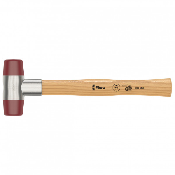 Wera - 102 Schonhammer mit Kopf aus Uretan Gr 320 x 110 x 40 mm wood Wera - 102 Schonhammer mit Kopf aus Uretan Gr 320 x 110 x 40 mm wood von Wera