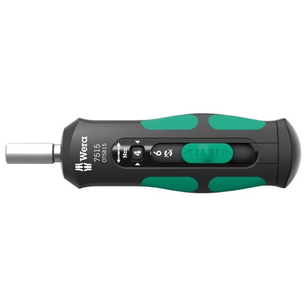 Wera - 7515 Kraftform Safe-Torque Speed - Velowerkzeug Gr 2-6 Nm schwarz/grün von Wera