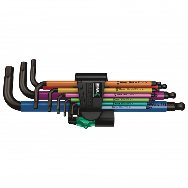 Wera - 950/9 Hex-Plus Multicolour 1 - Werkzeugset Gr One Size multi von Wera