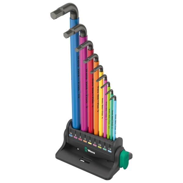 Wera - 950/9 Hex-Plus Multicolour 3 - Velowerkzeug Gr 9 Pieces multicolour von Wera