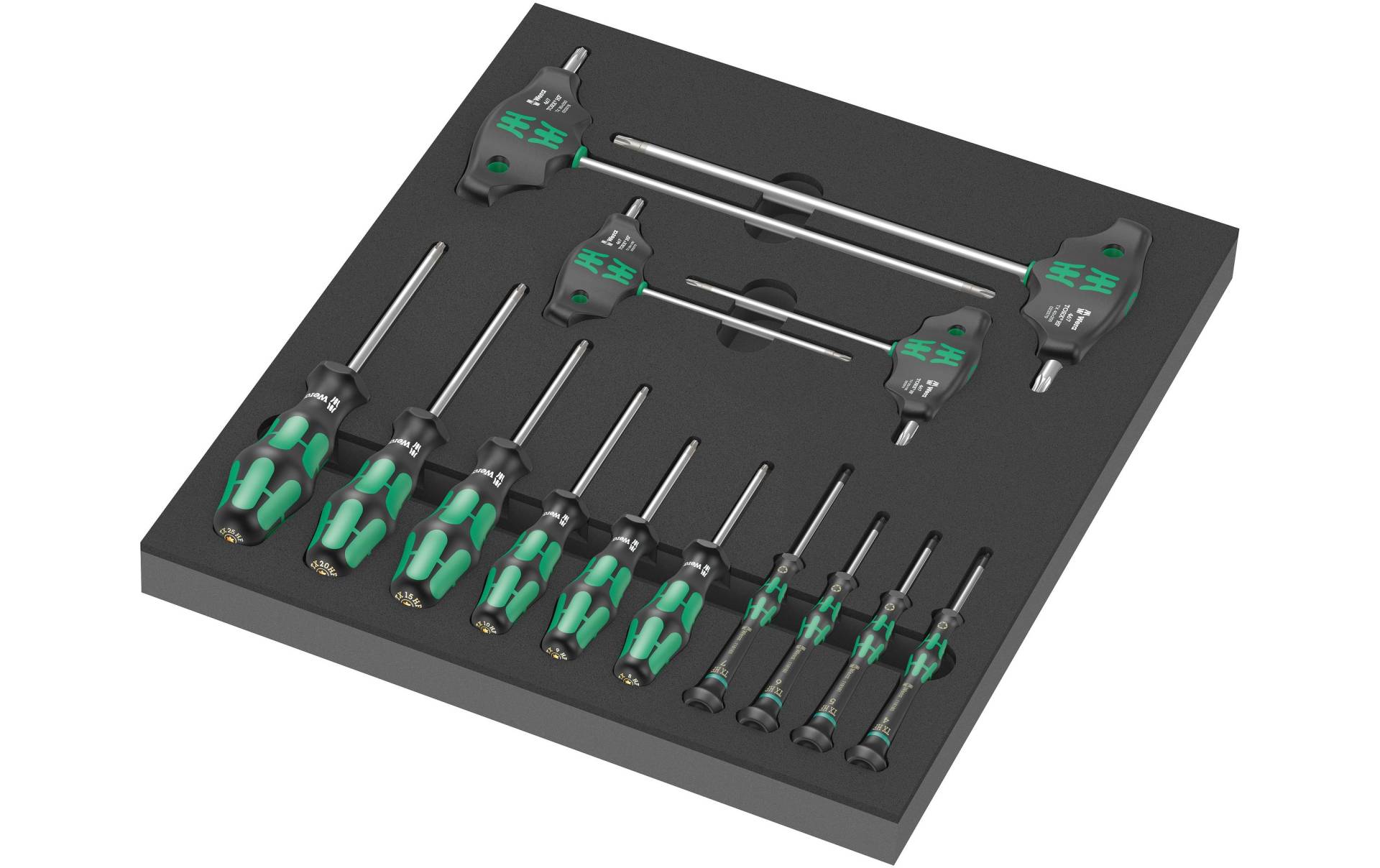 Wera Schraubendreher »Wera 9712 Schaumstoffeinlage TORX HF Schr« von Wera