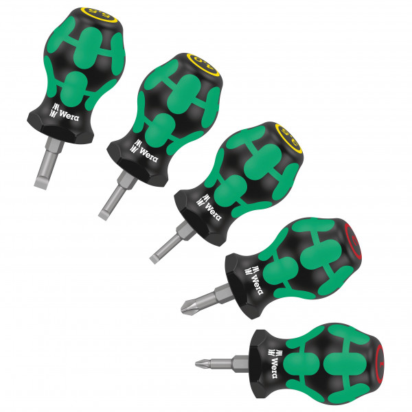 Wera - Stubby Set 1 - Velowerkzeug Gr One Size schwarz/grün von Wera