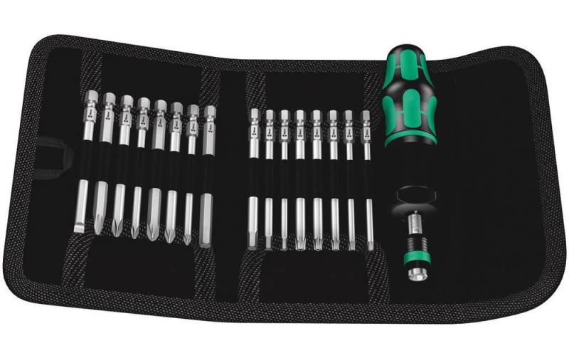 Wera Werkzeugset »Etui Kraftform Kompakt 60 Torque«, (17 tlg.) von Wera