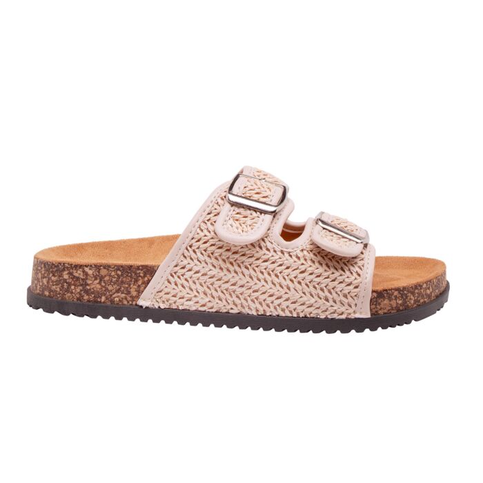 Pantolette für Damen aus Textil puder Pantolette für Damen aus Textil puder von West Style